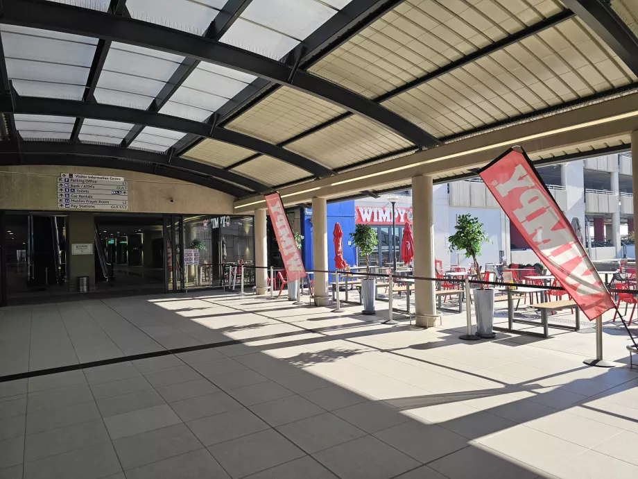 Wimpy in the building opposite the terminal