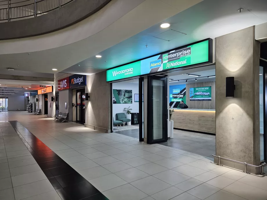 Car rental counters