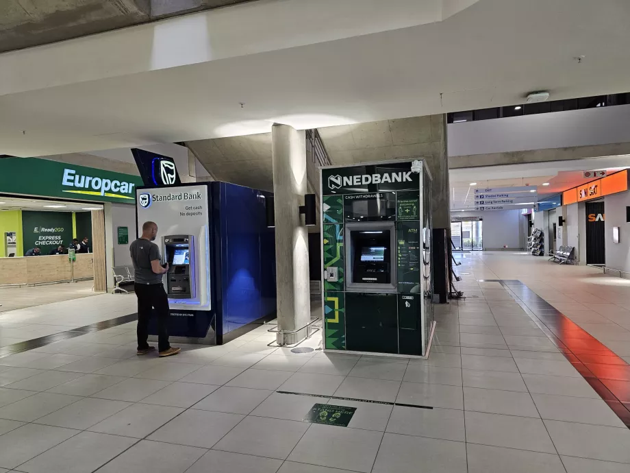 ATMs in the garage building