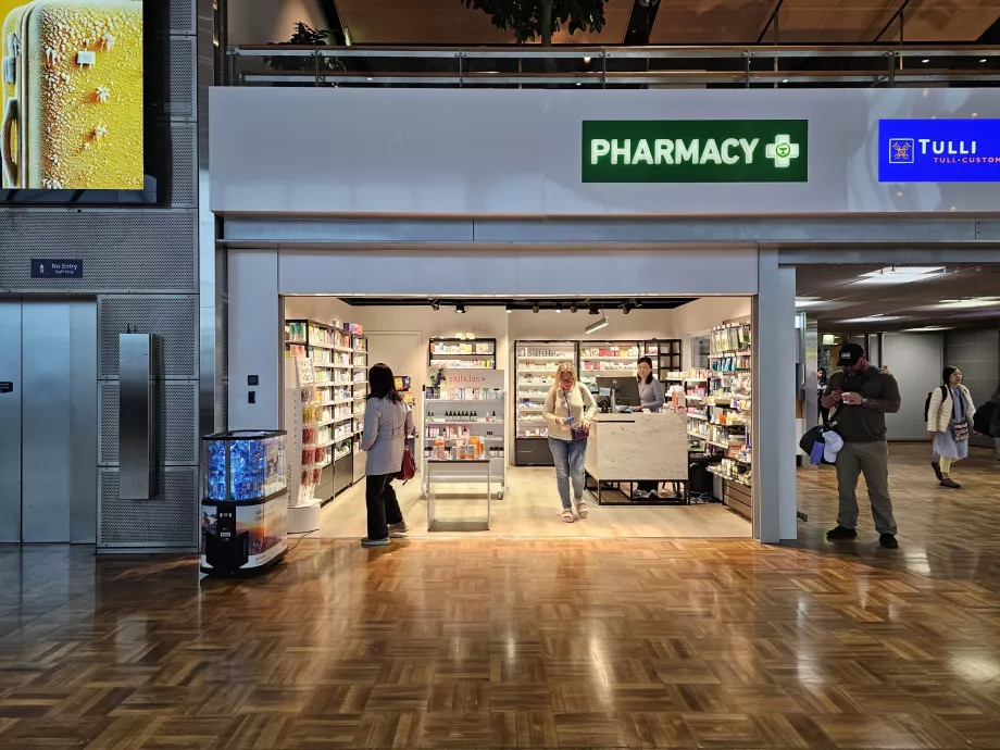 Pharmacy, transit zone