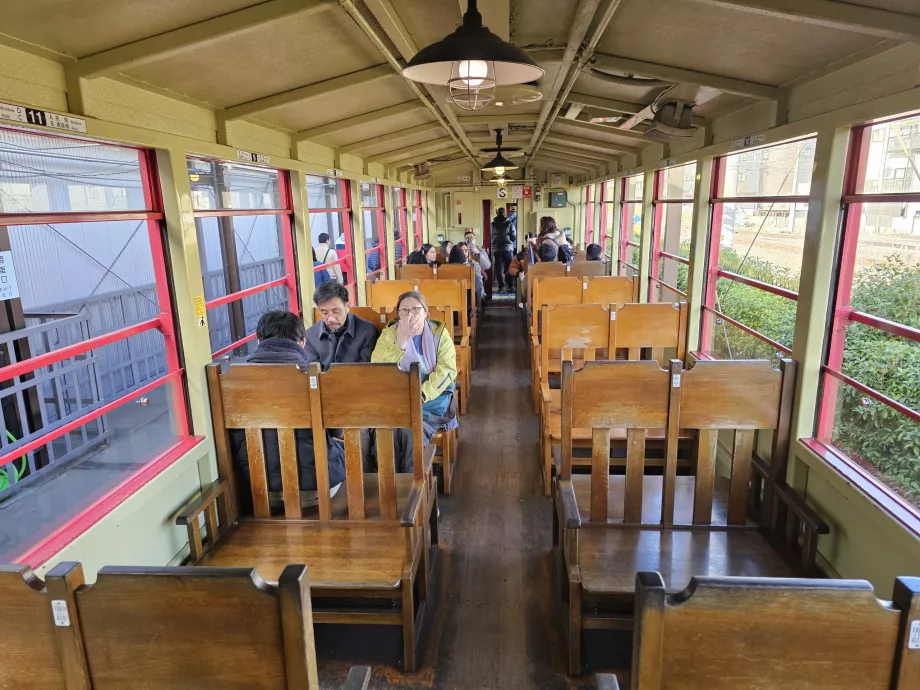 Interior of the carriage