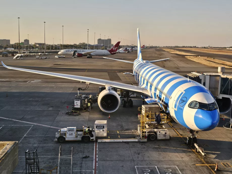 Airbus A330-900 at Johannesburg Airport