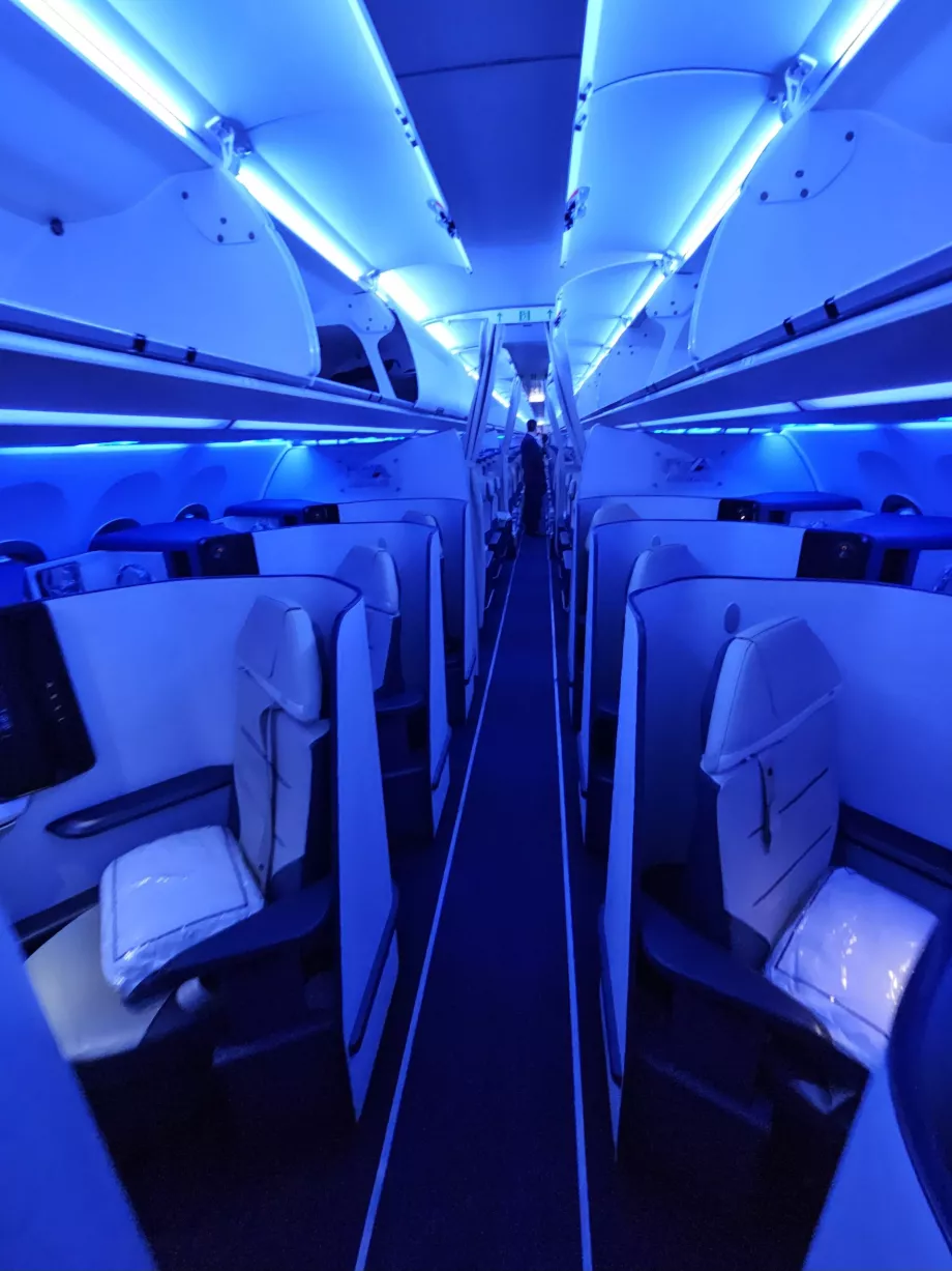 New business class cabin