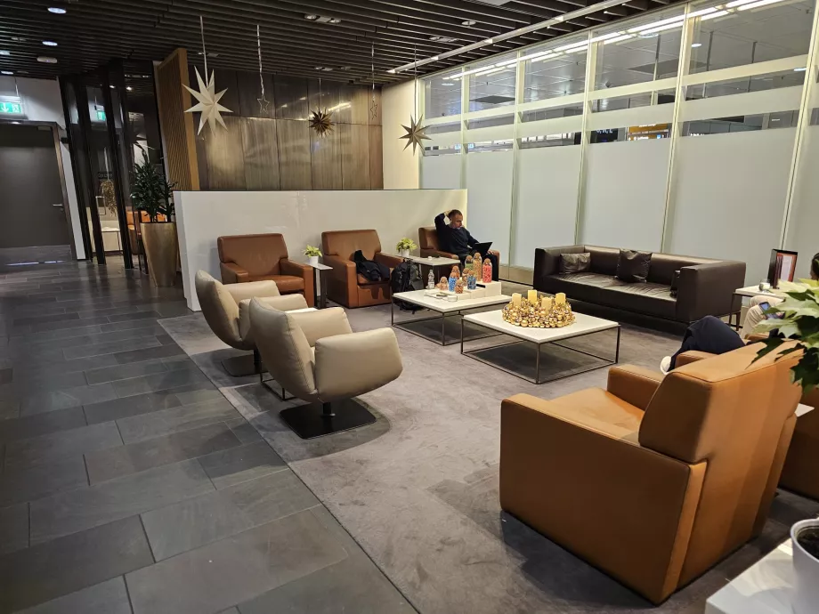 First Class Lounge (Main Terminal) - seating and comfortable armchairs