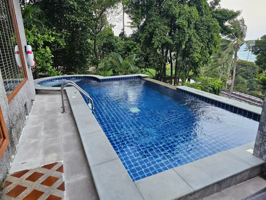 Private pool at our villa