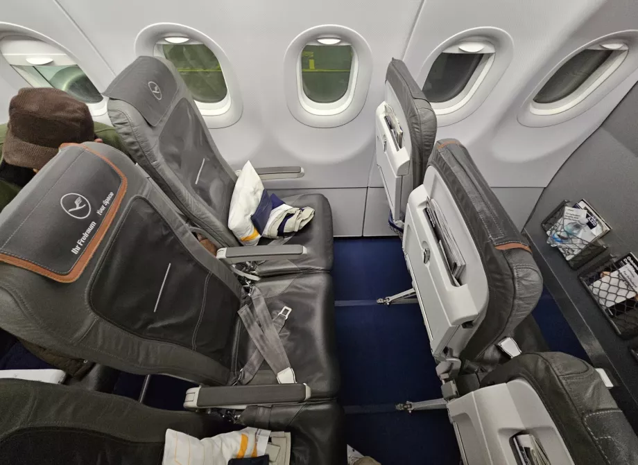 Business class cabin - legroom