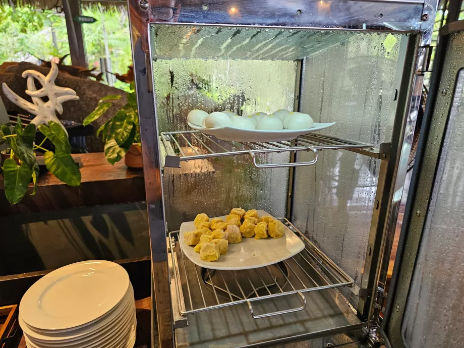 Breakfast: dumplings