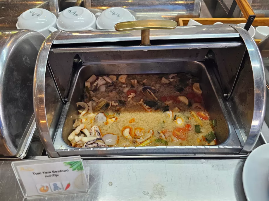 Breakfast: soup Tom Yam