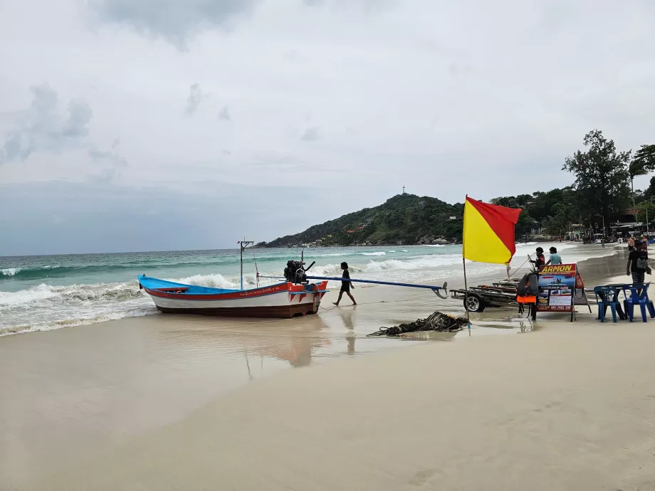 Haad Rin Beach, boat taxi to Haad Yuan beach