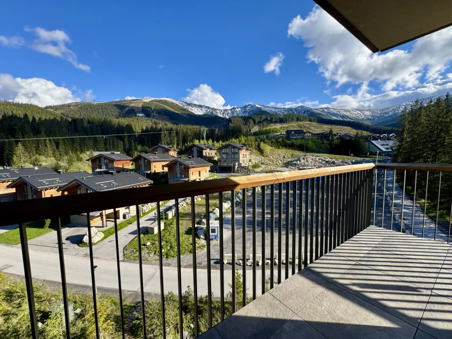 Panoramic view from the balcony in front of the bedroom