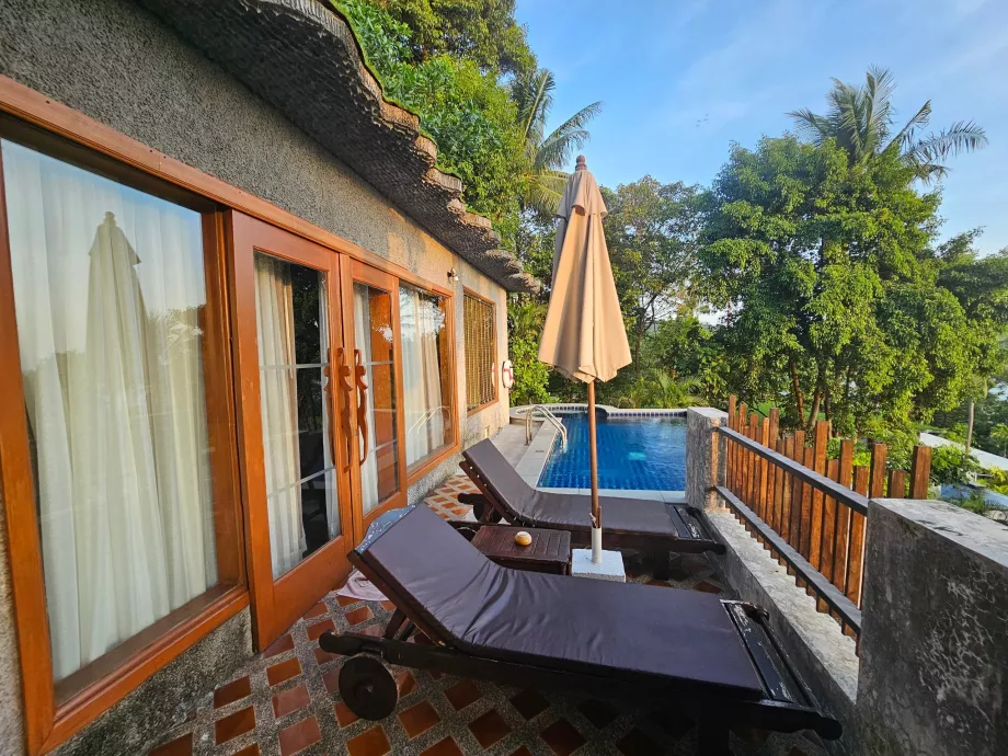 Terrace at our villa