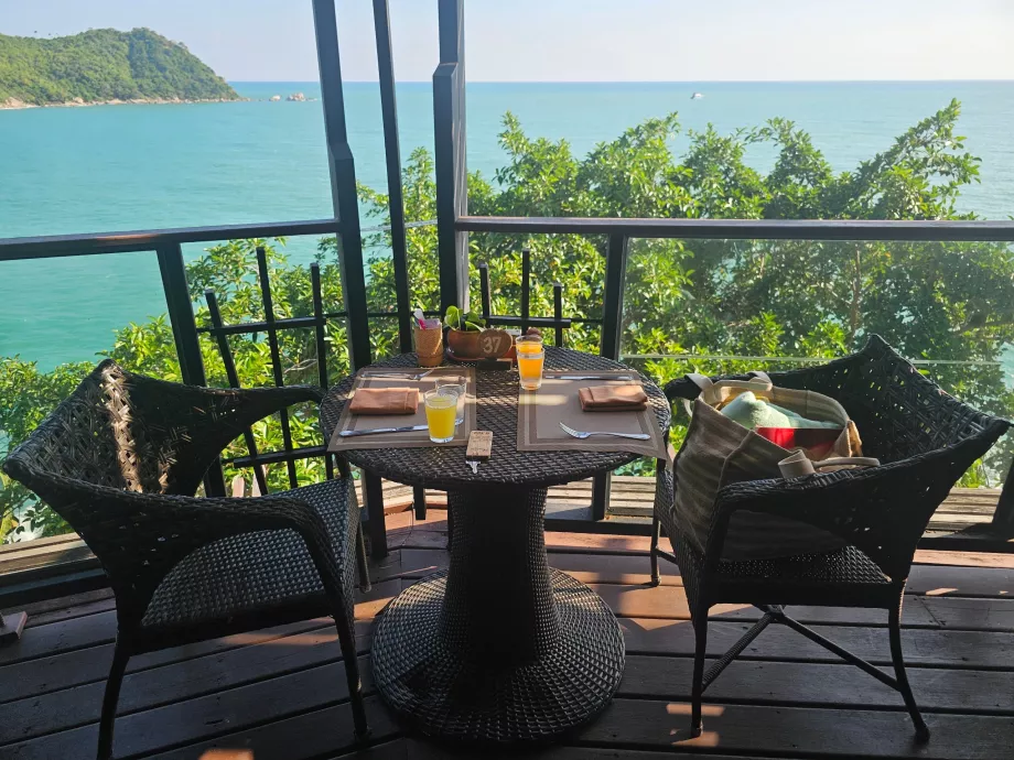 Breakfast with a view