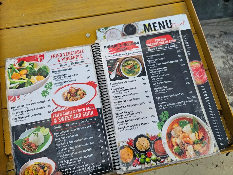 Salad Beach, prices in restaurants