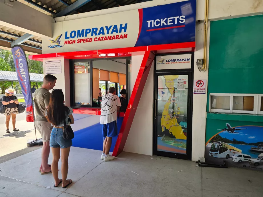 Thong Sala wharf, ticket office