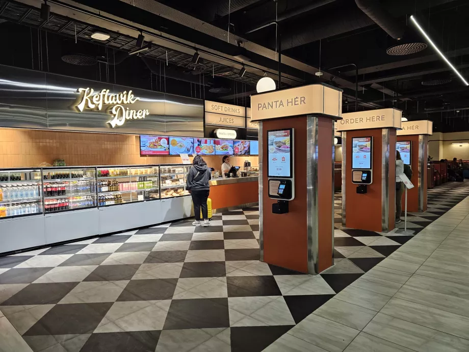 Restaurants in the non-Schengen part