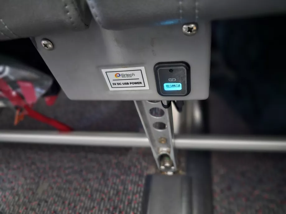 Drawers in the seats