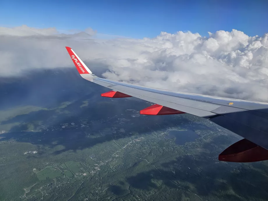 Approach view of SWF airport