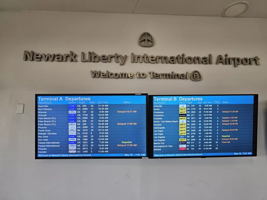 Departure board