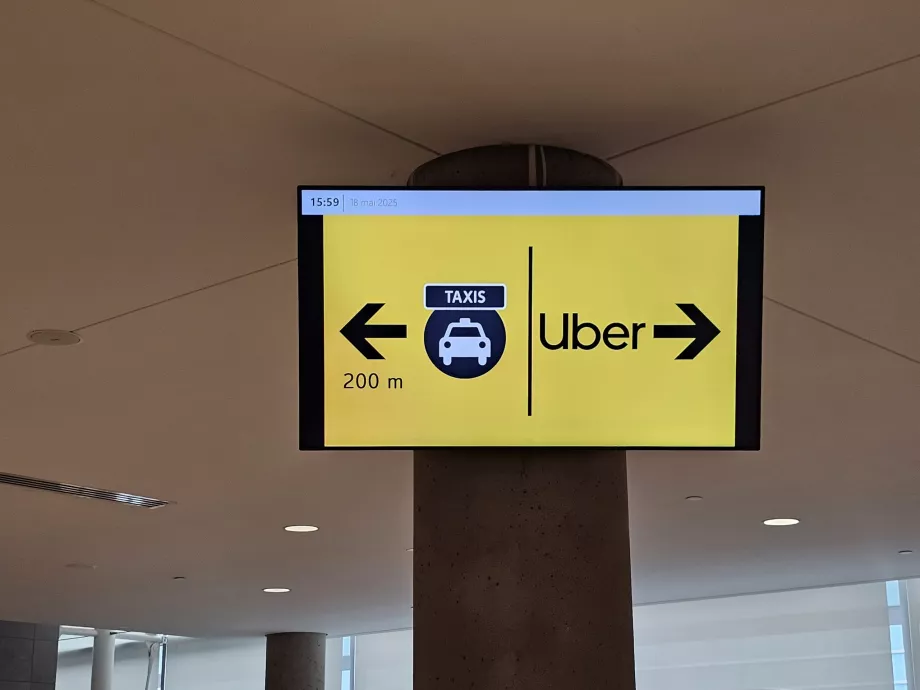 Directions to taxi / Uber