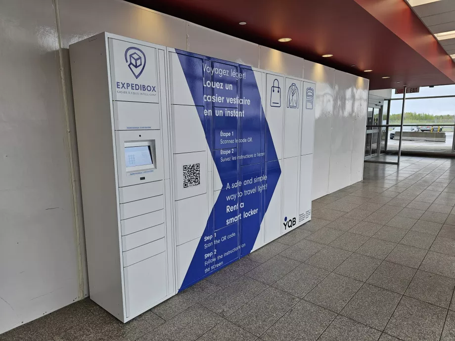 Lockers for luggage storage