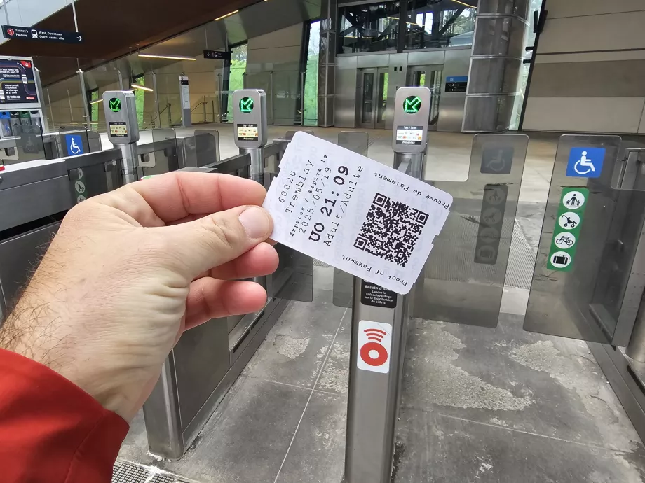 Ticket for public transport