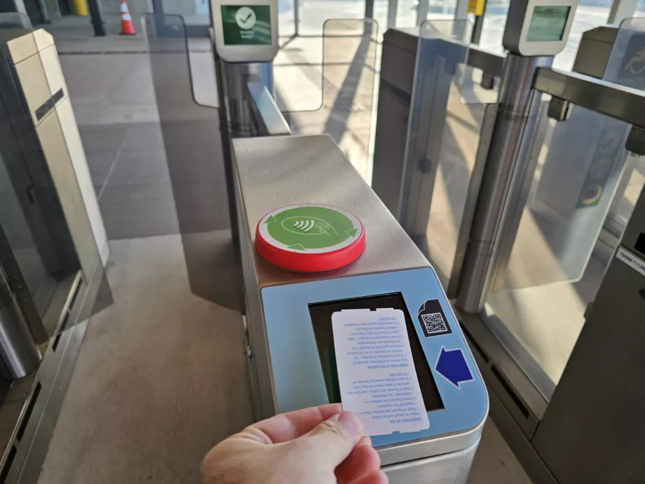 Use of the ticket