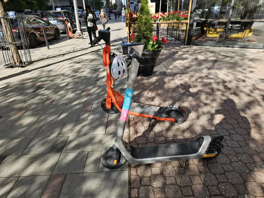 Shared scooters