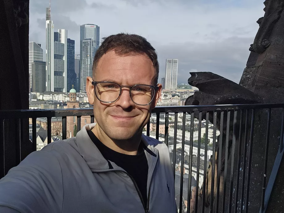 Me at the view from Domturm