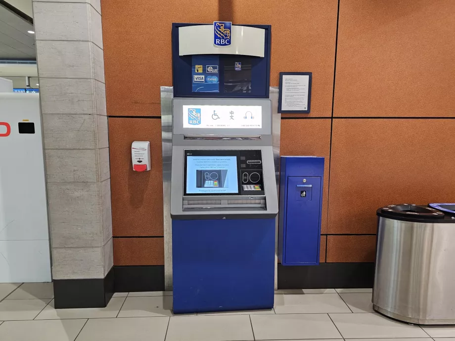 RBC ATM in the departure hall