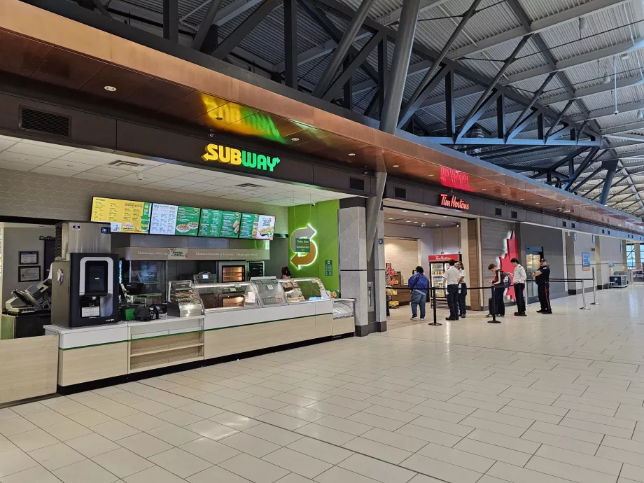 Fast food in the public area