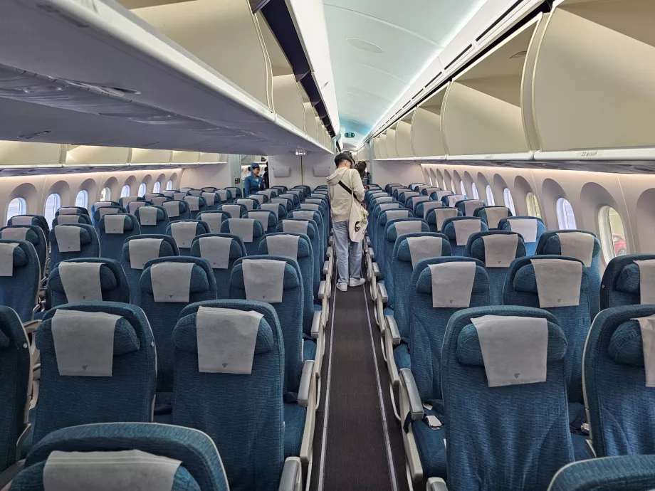 Economy cabin, Boeing 787-9