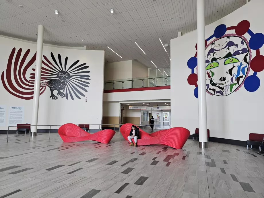 Public area of Iqaluit Airport