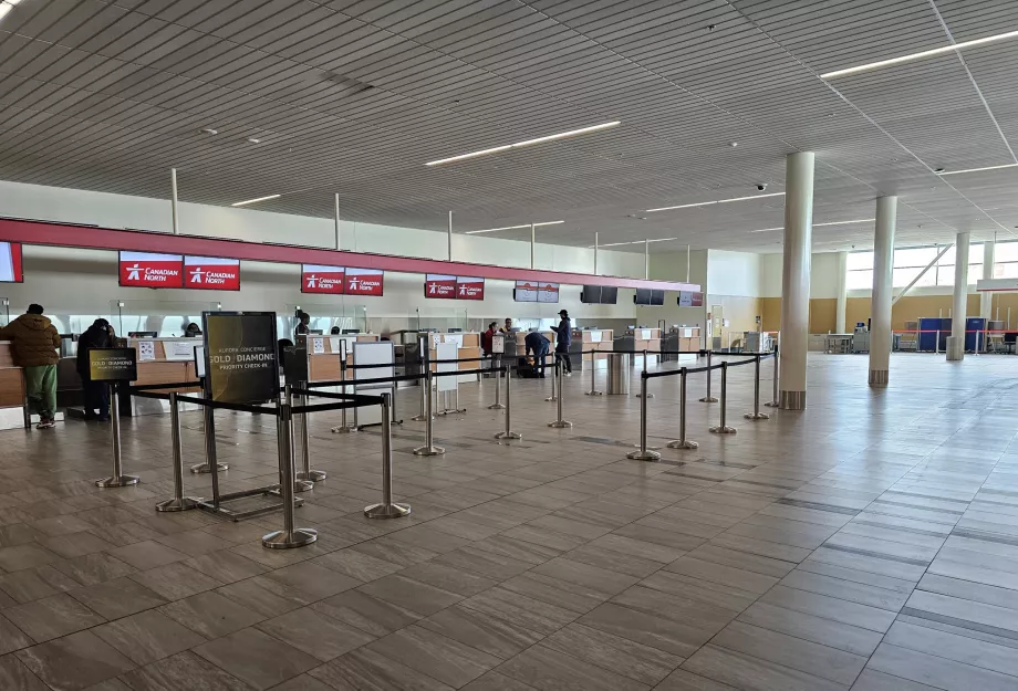 Departure hall