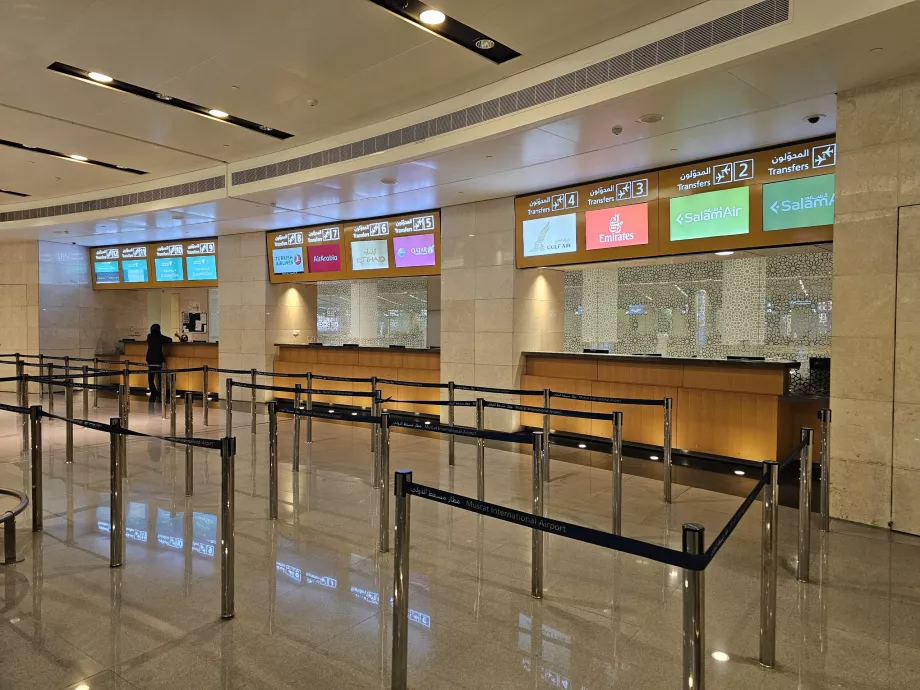 Connecting flight barriers