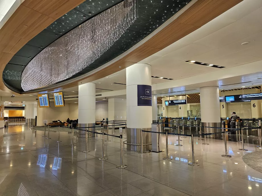 Security check for connecting flights