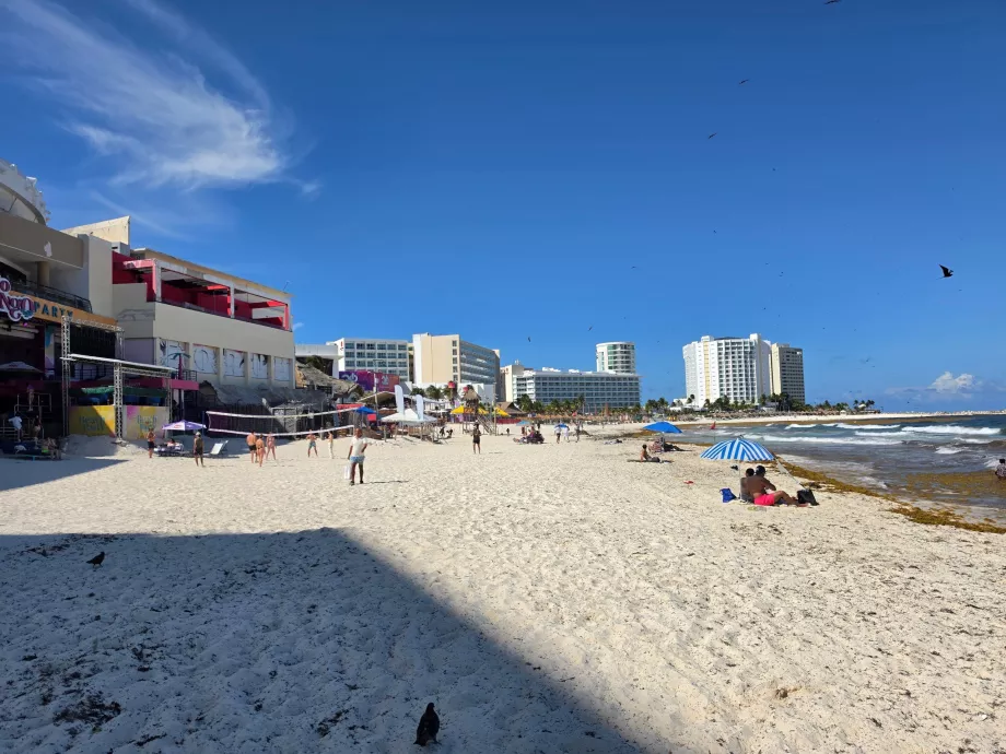 Playa Gaviota Azul in front of Coco Bongo