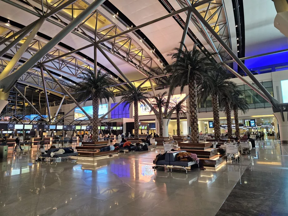 Departure hall