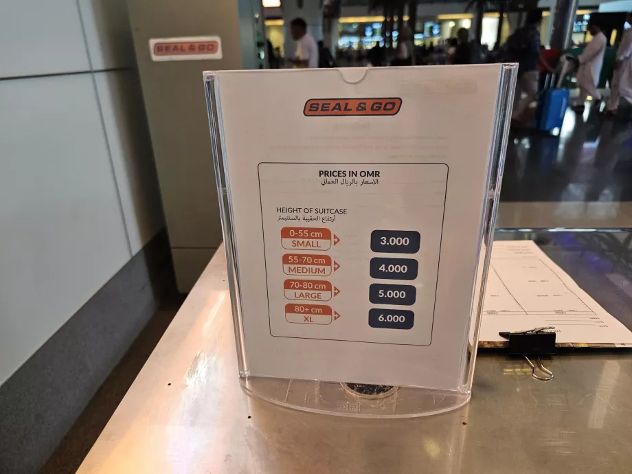 Luggage wrapping prices