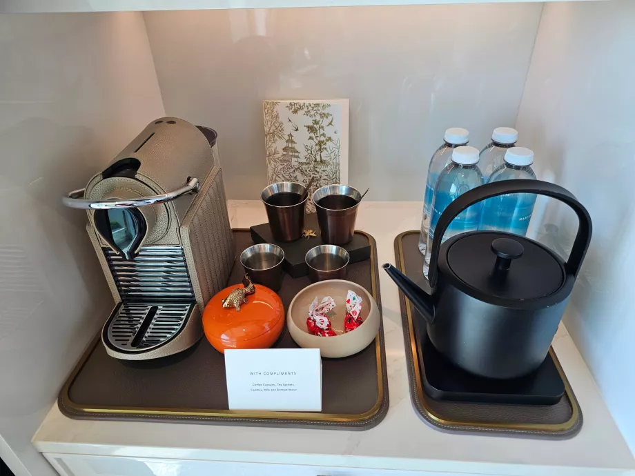 Coffee maker and kettle