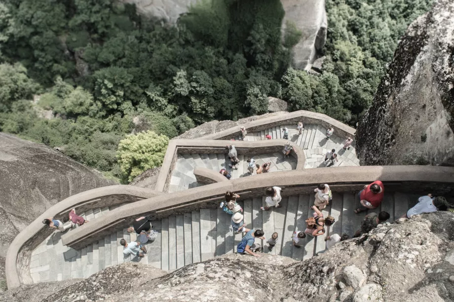 Staircases to monasteries