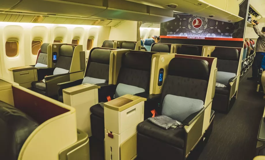 Business class with Turkish Airlines