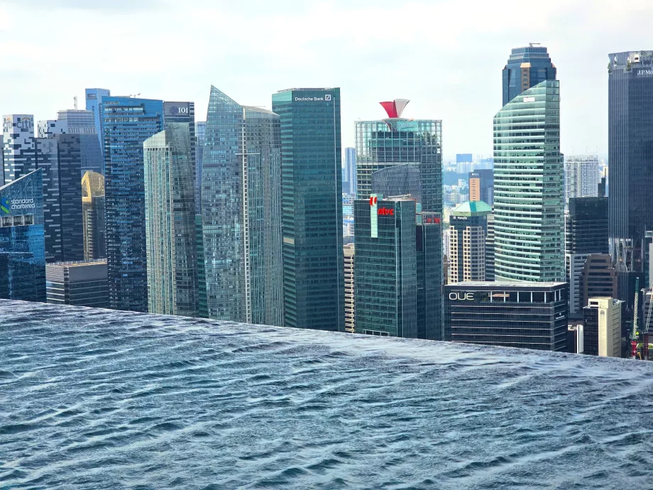 Infinity pool at Marina Bay Sands