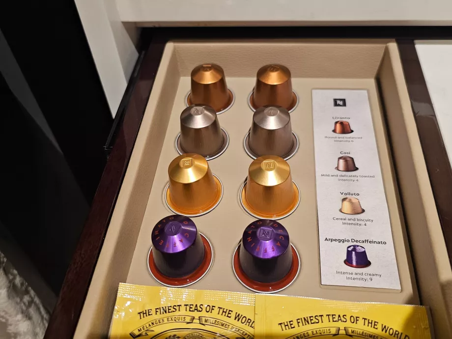 Capsules for the coffee machine