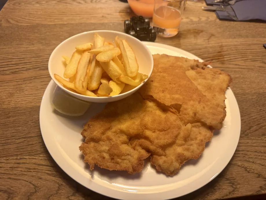 Steak with chips