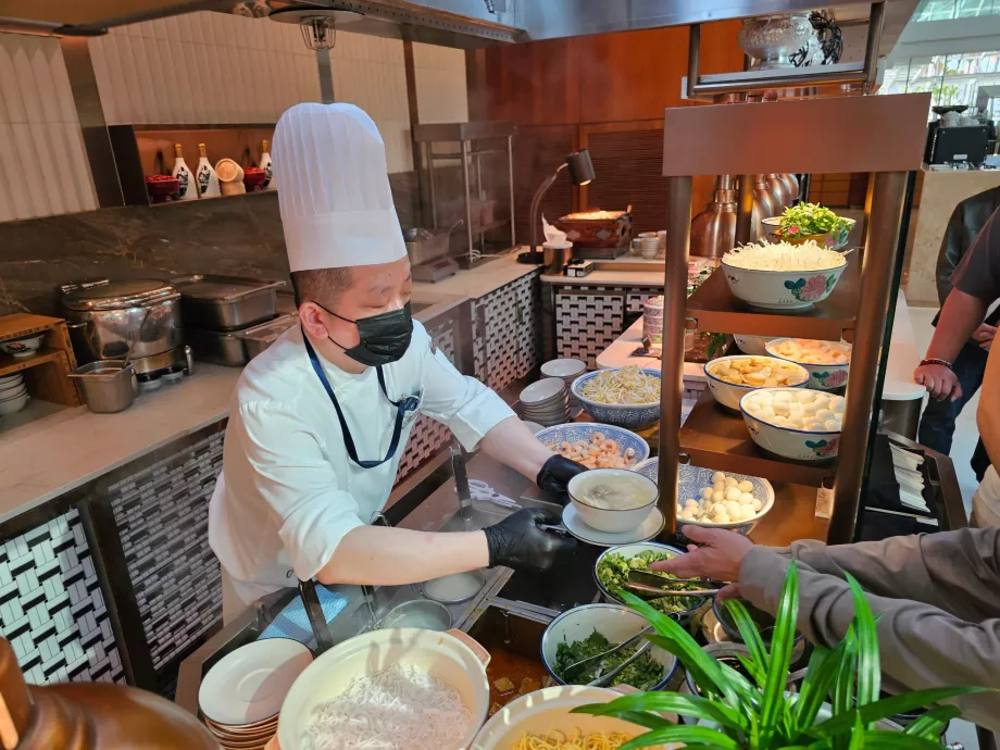 Breakfast at the Rise Restaurant