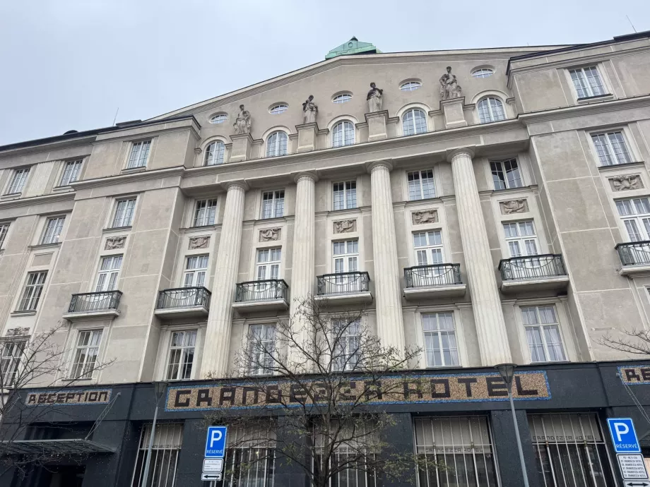 The hotel building