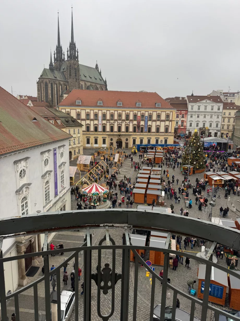View from the small balcony of the Junior Suite