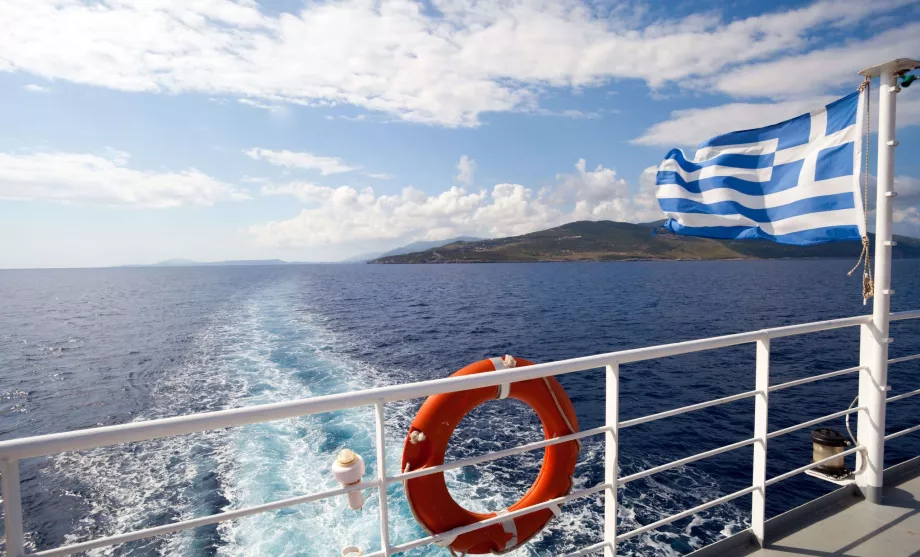 Ferry in Greece