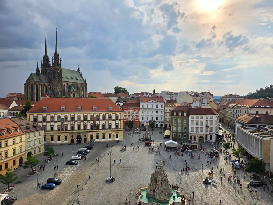 View from the balcony in the tower