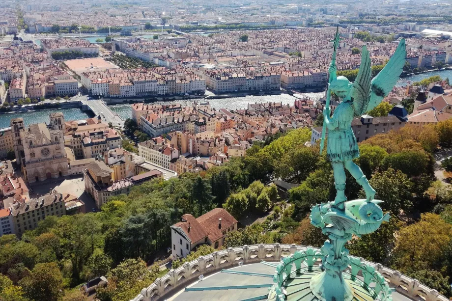 View from the roof of the basilica